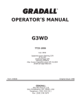 OPERATOR`S MANUAL G3WD - Gradall Hydraulic Excavators Service