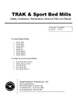 TRAK & SPORT BED MILLS (Service Manual for Non