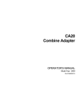 CA20 Combine Adapter