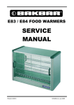SERVICE MANUAL - AS Catering Supplies