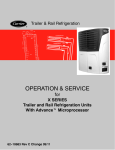 OPERATION & SERVICE - Sunbelt Transport Refrigeration