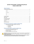 Aprilaire Dehumidifier Troubleshooting Manual Models