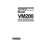 VM200 -- Service Manual