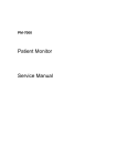 MINDRAY PM 7000 Patient Monitor Service Manual