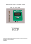 digital conductivity meter service manual