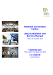 National Convention Centre 2015 Exhibition and Service Manual