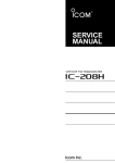 Icom IC-208H Service Manual - The Repeater Builder`s Technical