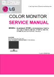 COLOR MONITOR SERVICE MANUAL