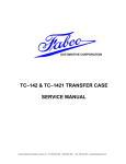 TC-142 & TC-1421 Service Manual