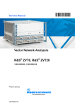 R&S ZVT Service Manual
