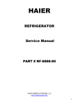 REFRIGERATOR Service Manual
