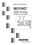 Moyno® 2000 Pump (Service Manual