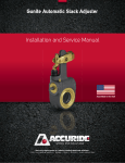 Gunite Automatic Slack Adjuster Installation and Service Manual