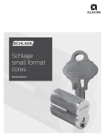 Schlage small format cores