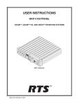 user instructions mkp-4 keypanel