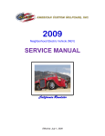 SERVICE MANUAL - Custom Golf Carts by ACG, Inc.
