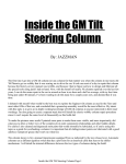 Inside the GM Tilt Steering Column