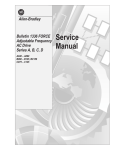 Service Manual, Bulletin 1336 FORCE Adjustable Frequency AC