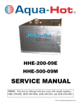 SERVICE MANUAL - Aqua-Hot Heating Systems, Inc.