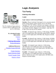 Tektronix MBD: Products > Logic Analyzers TLA Family Detailed