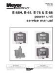E-58H, E-68, E-78 & E-88 power unit service manual