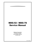 mdg52 mdg78 opl service manual