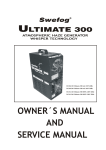 OWNER´S MANUAL SERVICE MANUAL AND - Techni-Lux