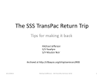 The SHTP Return Trip