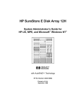 HP SureStore E Disk Array 12H System Administrator`s