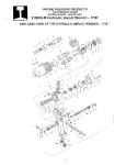 Hydraulic Impact Tie Drill Parts Sheet