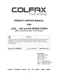 PRODUCT SERVICE MANUAL FOR _G3D_ _-350 and