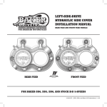 LSD FF Hydraulic Side Cover Instructions