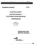 13-9/10-641/4 COMPRESSOR OPERATING AND SERVICE MANUAL