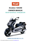 service manual 125-250 XMOTION