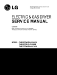 electric & gas dryer service manual