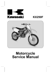 2004 KX250F & RM-z250 Service Manual