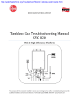 Tankless Gas Troubleshooting Manual SVC 820