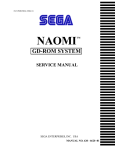 Naomi Gd-rom System Service Manual - SEGA