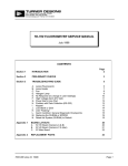 TD-700 FLUOROMETER SERVICE MANUAL