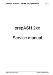 prepASH 2xx Service manual