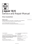 Jaguar XJ6 Service and Repair Manual