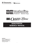 8/27/04 Service Manual For WeatherPro Awnings