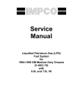 1994-1998 Medium Duty LPG Service Manual Supplement