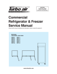 Commercial Refrigerator & Freezer Service Manual