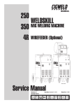 WELDSKILL 250 Service Manual 350 4R