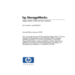 hp StorageWorks edge switch 2/32 service manual