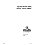 BigDog® Mowers Alpha General Service Manual