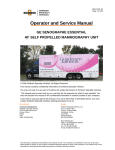 Operator Service Manual