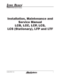 Installation, Maintenance And Service Manual