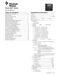 Fleck SXT Timer Service Manual